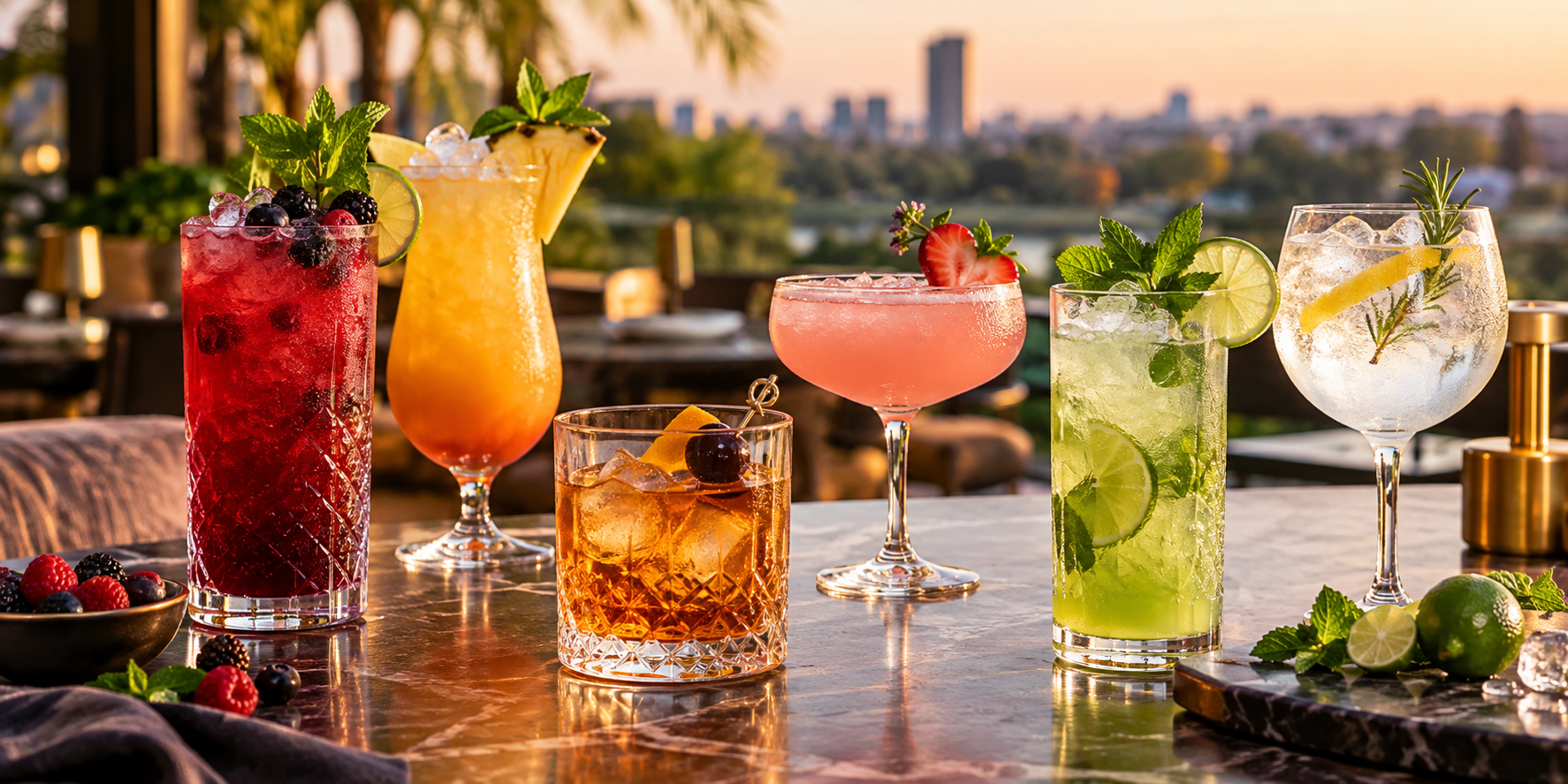 Signature mocktail at Parkview Restaurant